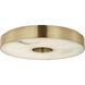 Kelly by Kelly Wearstler Wyllis LED 18 inch Hand Rubbed Antique Brass Flush Mount Ceiling Light