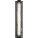 Hiltic LED 24 inch Matte Black Outdoor Wall Sconce