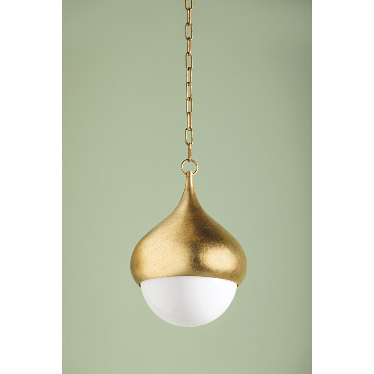 Luciel 1 Light 11.75 inch Vintage Gold Leaf Pendant Ceiling Light