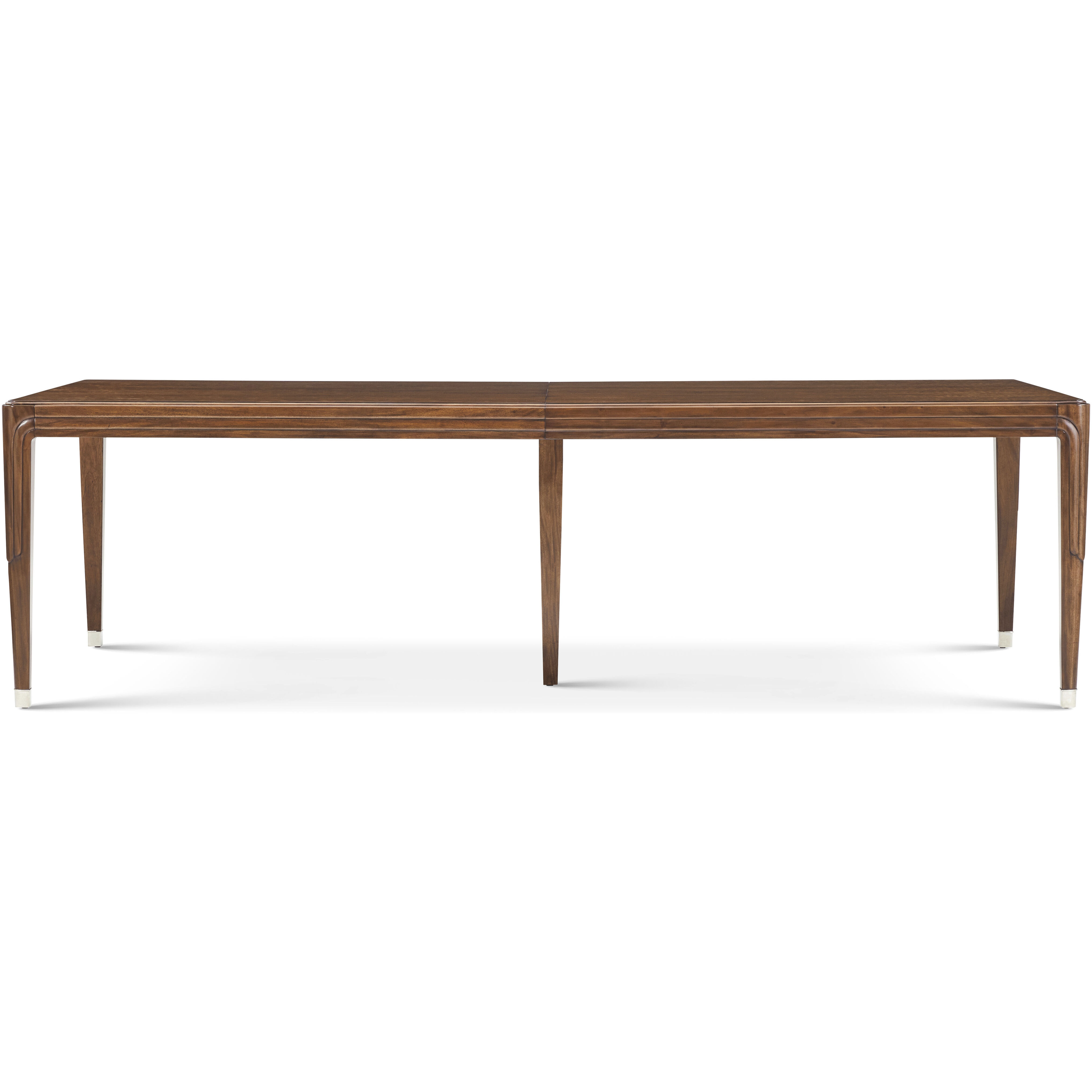 Dorchester 128 X 48 inch Mayfair / Antique White Brass Dining Table, Wooden