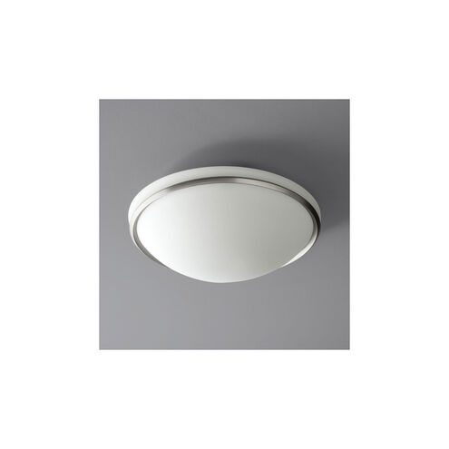 Saturna 2 Light 17 inch Satin Nickel Flush Mount Ceiling Light