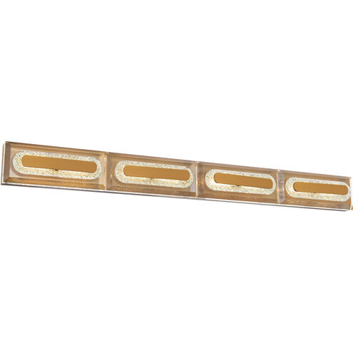 Soiree LED 36 inch Aged Brass Bath Vanity & Wall Light, Beyond