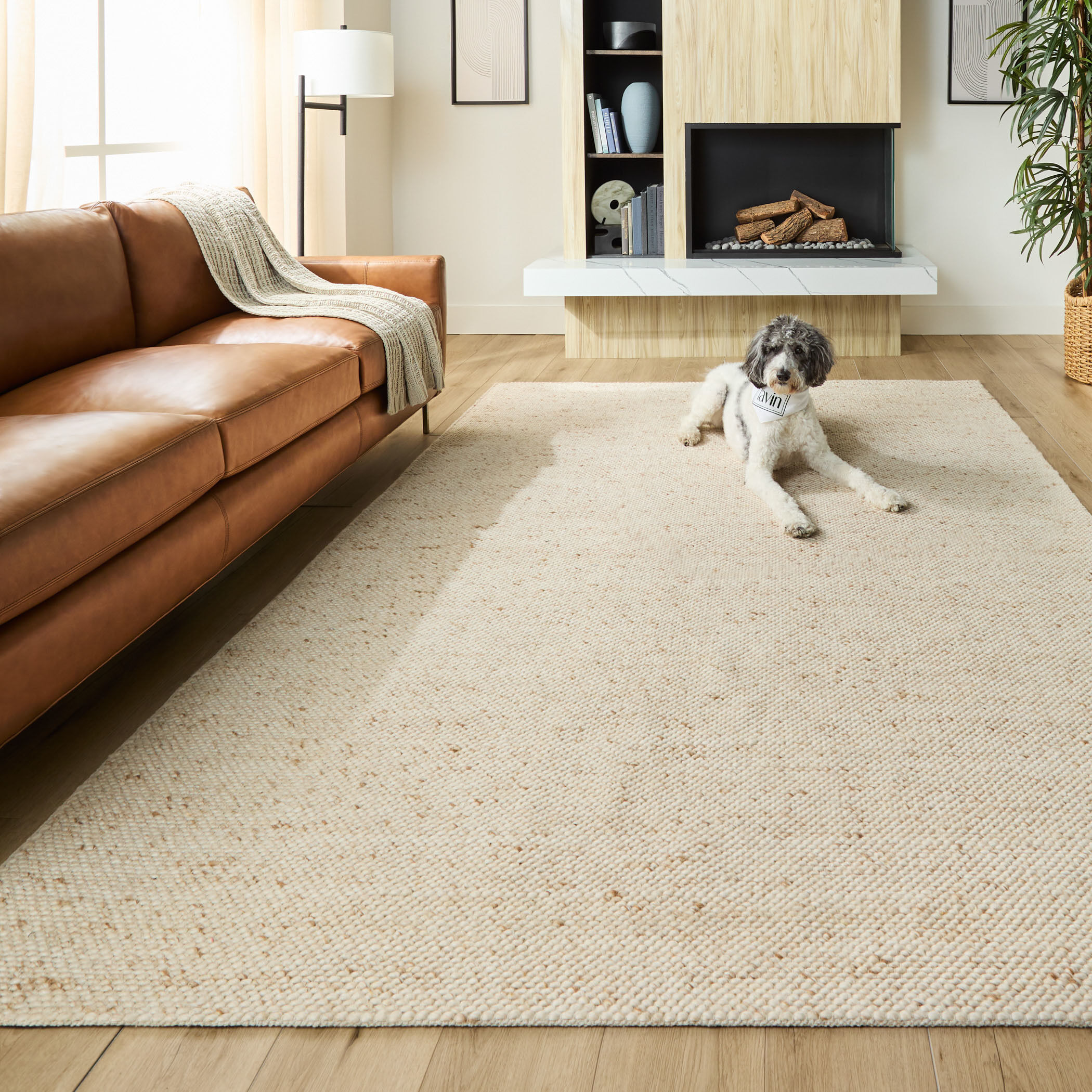 Brinda 130 X 94 inch Neutral Rug in 8 x 11