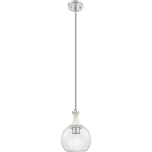Downtown Urban Astor 1 Light 8 inch Satin Nickel Mini Pendant Ceiling Light in Clear