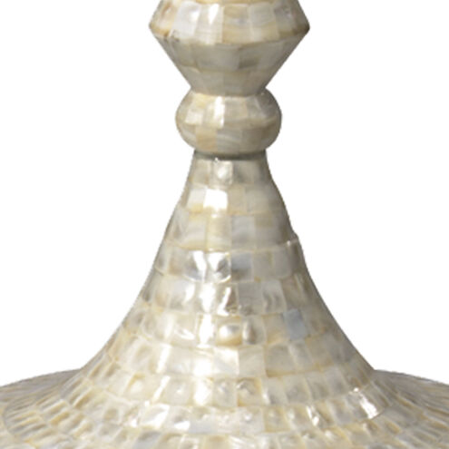 Ornate Pillar 66 inch 150.00 watt MOP Floor Lamp Portable Light