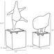Brovina Black Sculptures, Set of 2