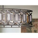 Hexly 5 Light 44 inch Bronze and Sultry Silver Island Light Ceiling Light