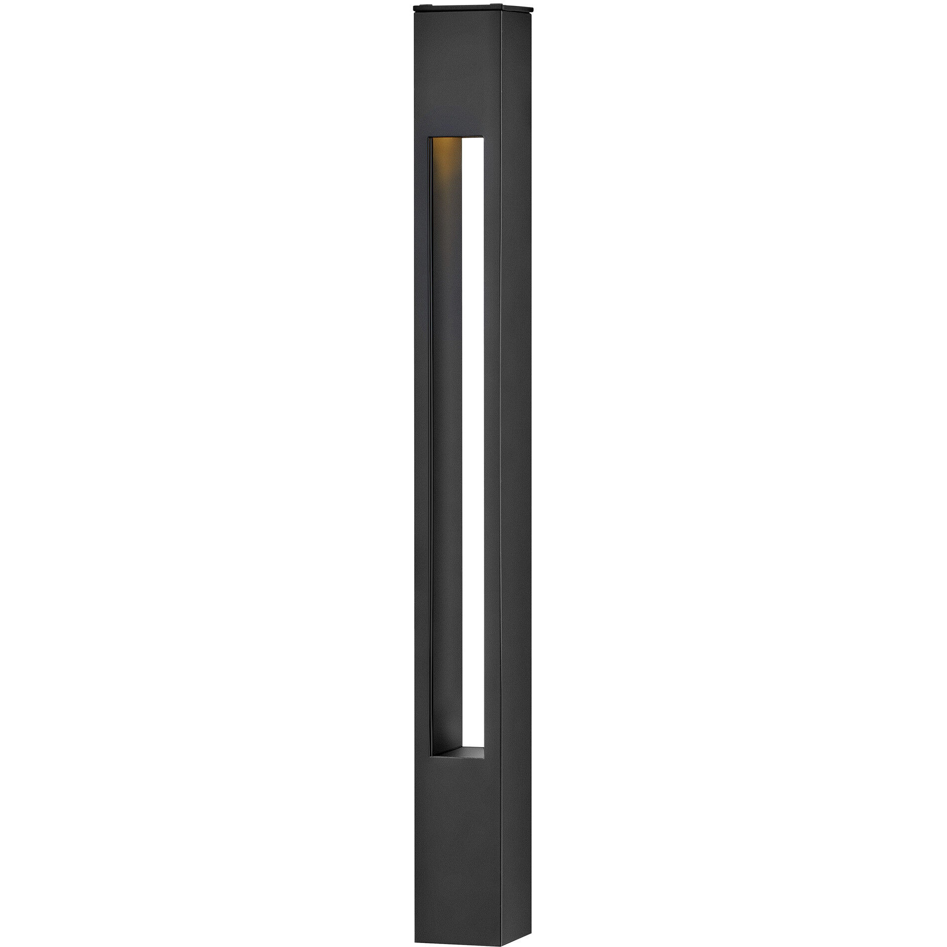Atlantis 12v 4.00 watt Satin Black Landscape Path Bollard, Square