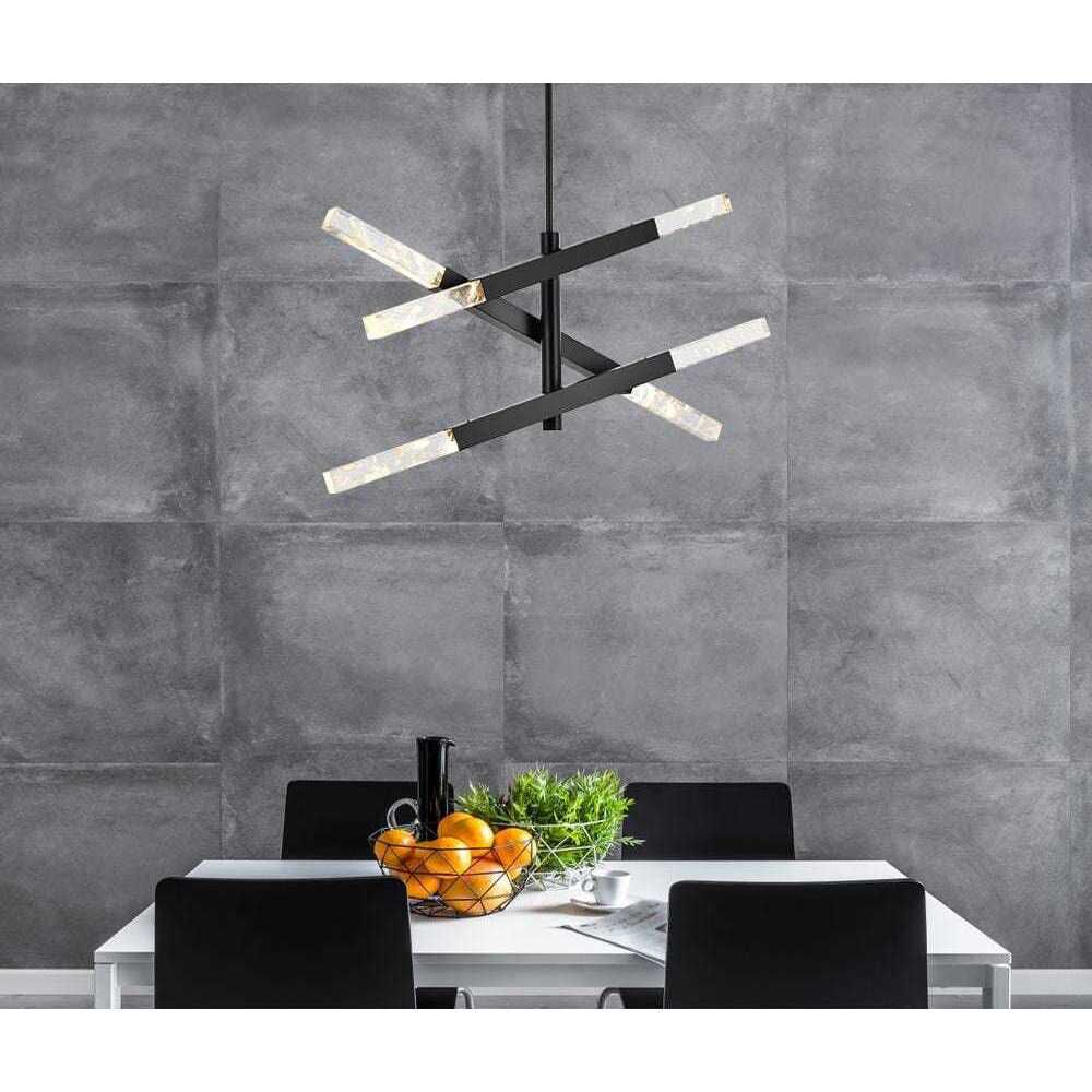 Ari 6 Light 10 inch Black Pendant Ceiling Light