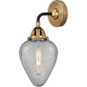 Nouveau 2 Geneseo LED 7 inch Black Antique Brass and Matte Black Sconce Wall Light