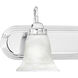 Homestead 2 Light 18 inch Chrome Vanity Light Wall Light