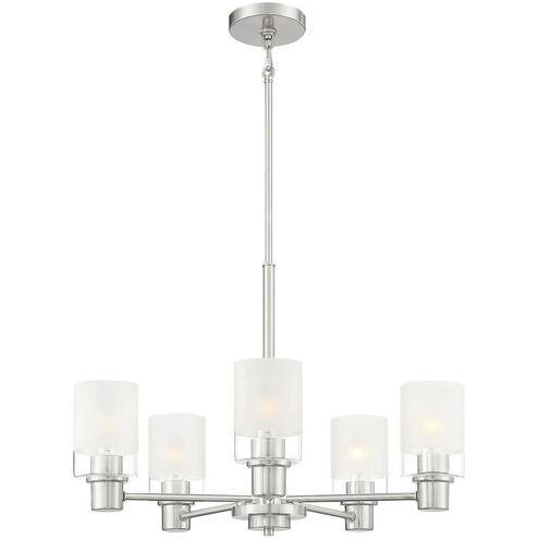 Cedar Lane 5 Light 25 inch Brushed Nickel Chandelier Ceiling Light