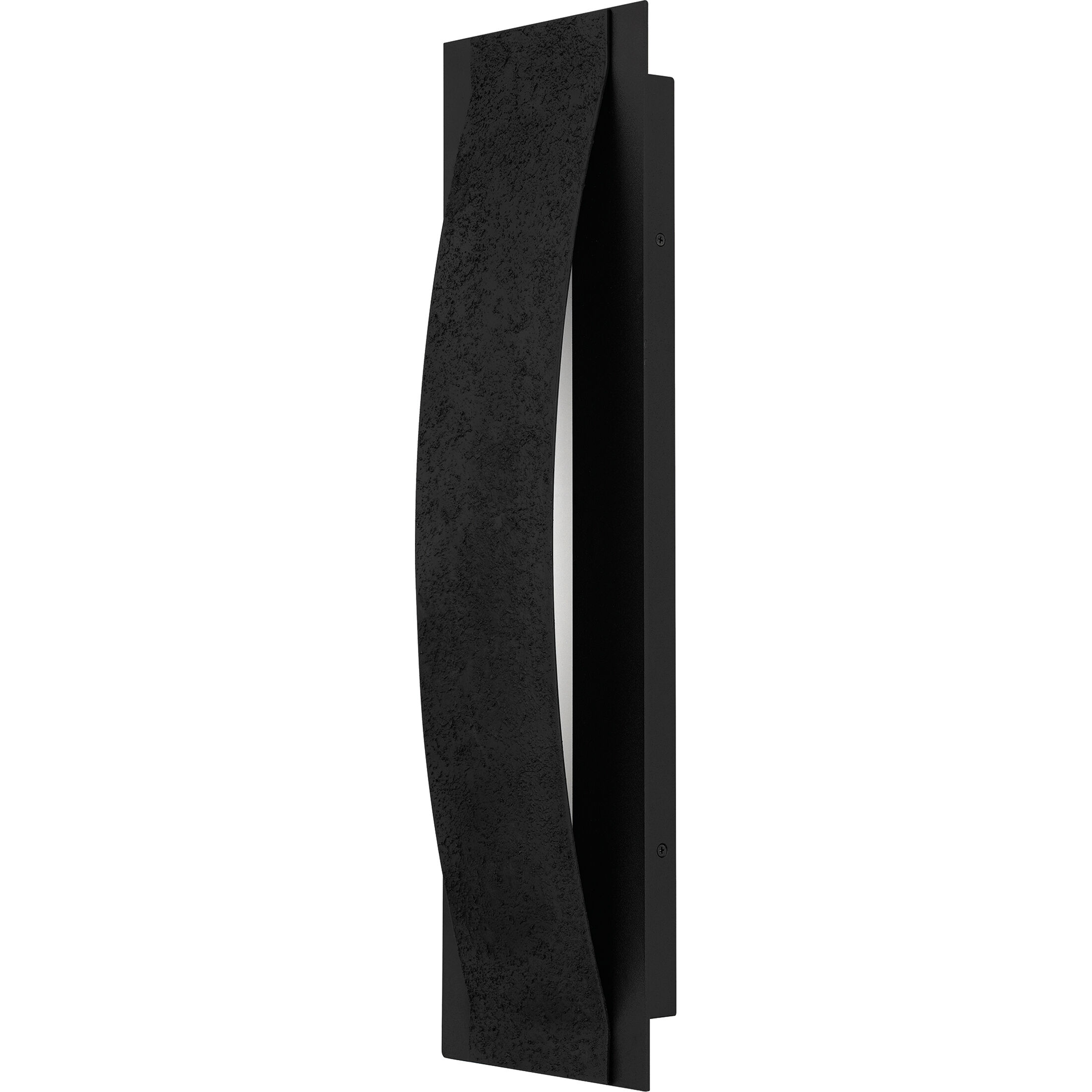 Onyx LED 24 inch Earth Black Outdoor Wall Lantern, Large