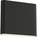 Spartan LED 7.75 inch Black ADA Wall Sconce Wall Light