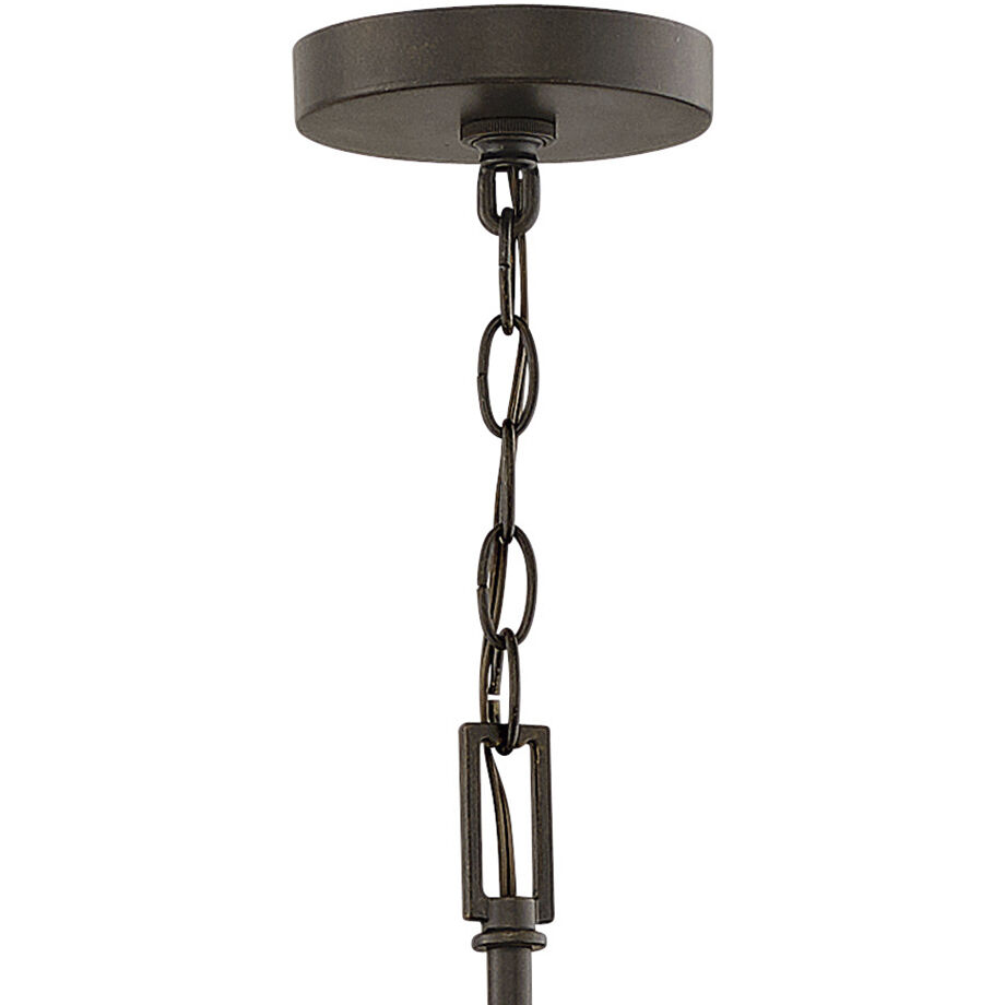 Bodie 6 Light 25 inch Dark Cement with Bronze Indoor Chandelier Ceiling Light