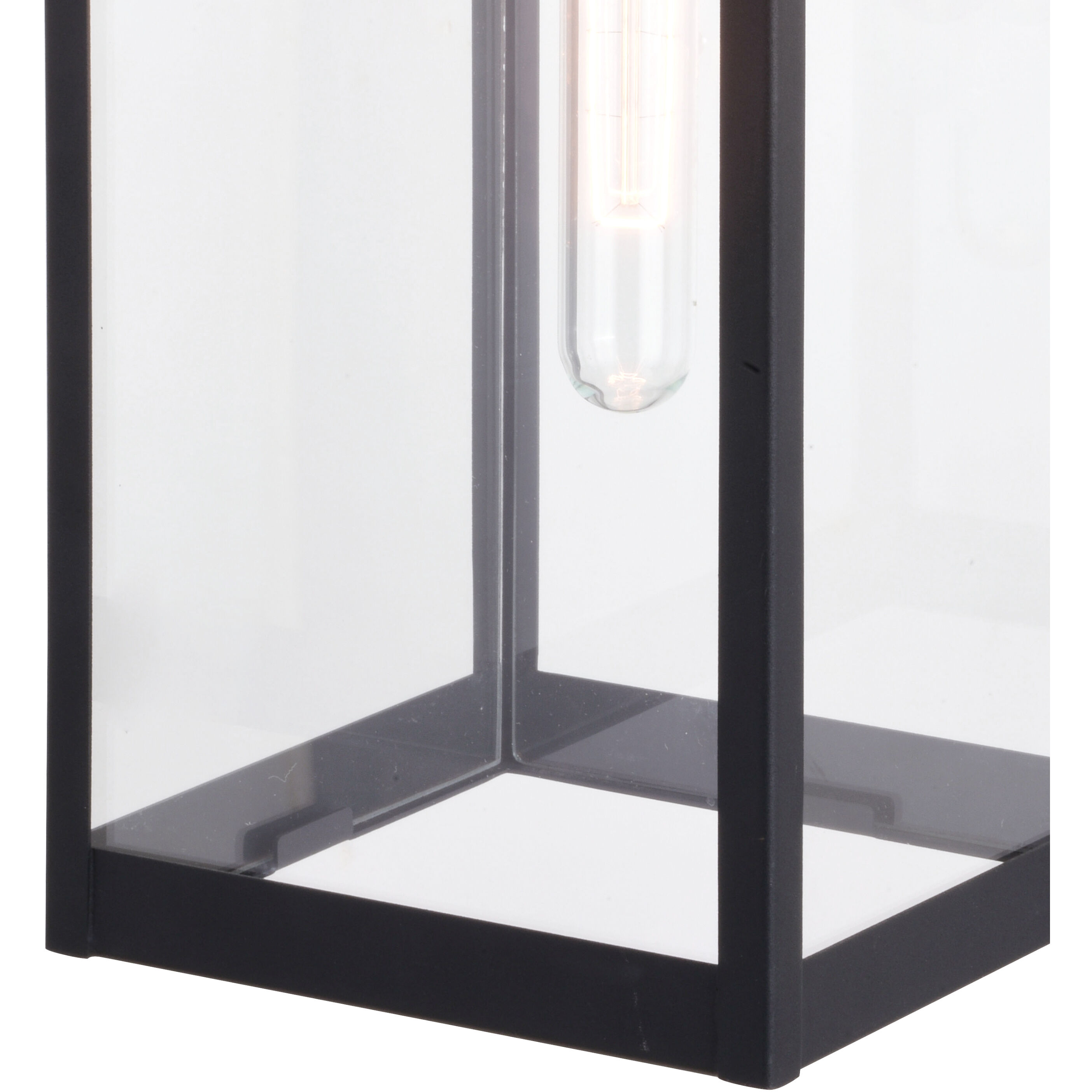 Kinzie LED 19 inch Textured Black Outdoor Wall