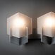 Prisma 3 Light 24.1 inch Sterling Bath Sconce Wall Light