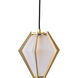 Canada 1 Light 7 inch Gold Pendant Ceiling Light