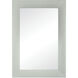 Aras 31 X 22 inch Dove Grey Wall Mirror