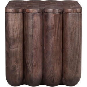 Punyo Punyo 18 X 18 inch Brown Accent Table