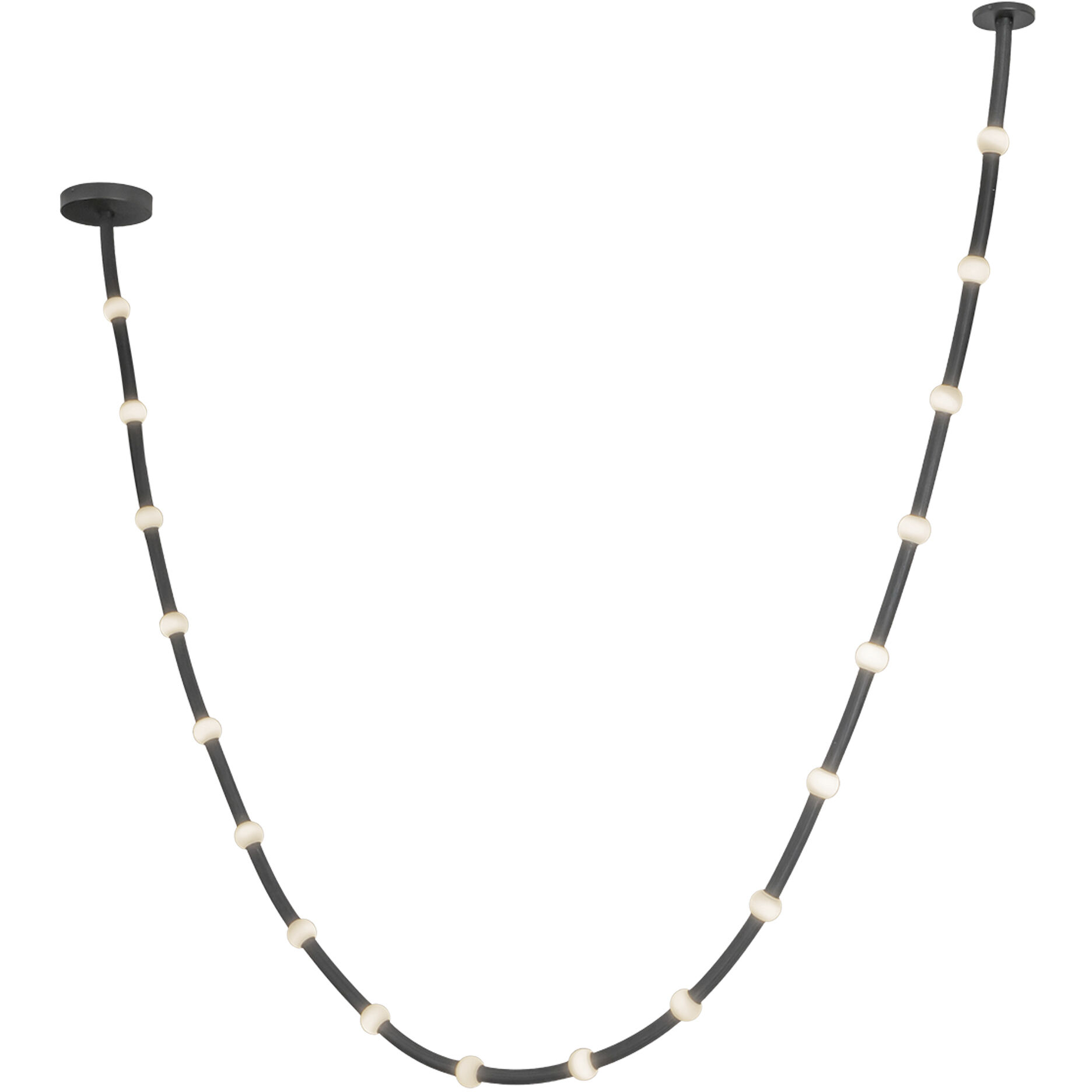 Corda LED 2.38 inch Black Pendant Ceiling Light