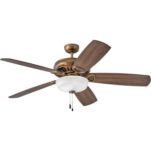 Gladiator Illuminated 60 inch Antique Copper with Walnut/Birch Blades Ceiling Fan