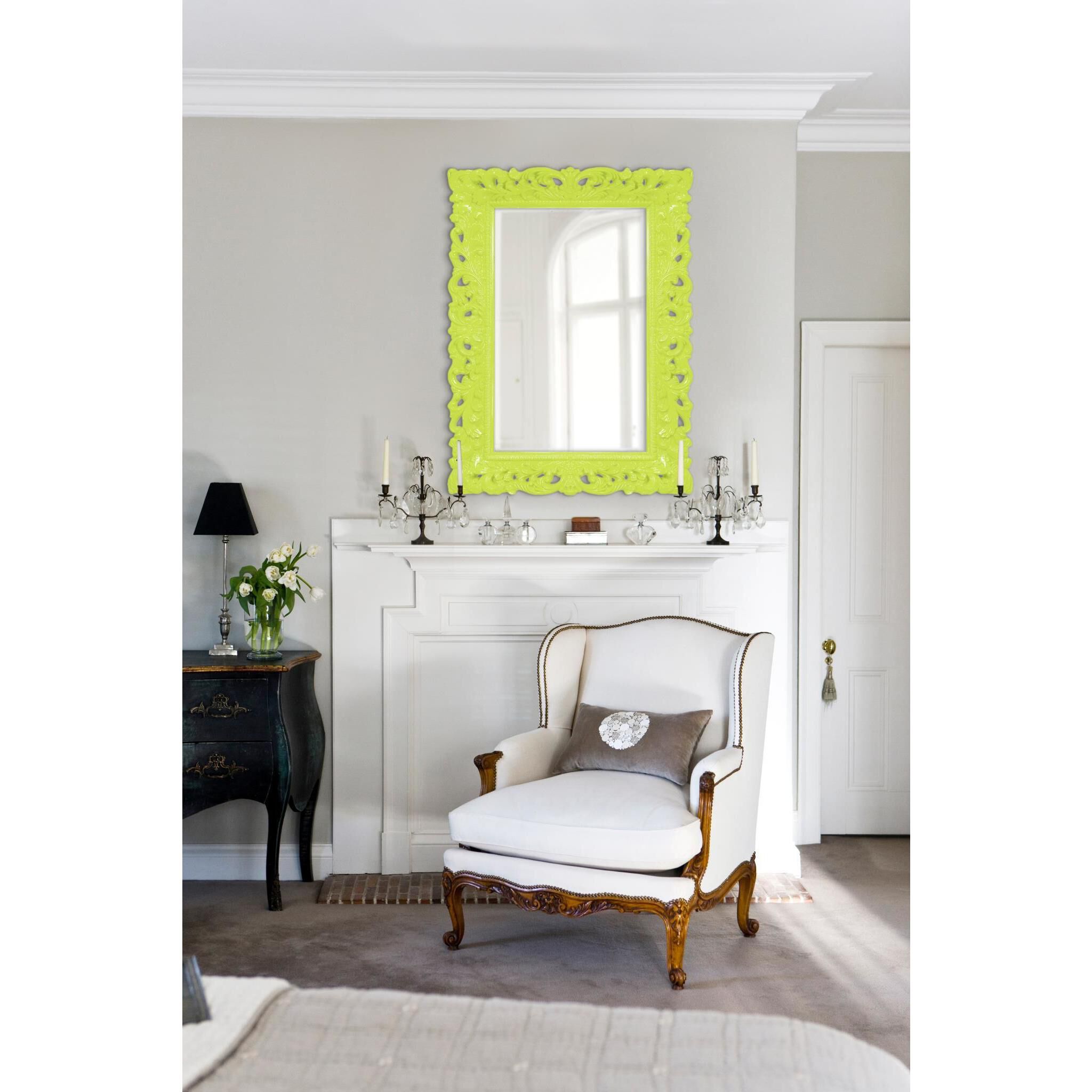 Barcelona 46 X 32 inch Glossy Green Wall Mirror