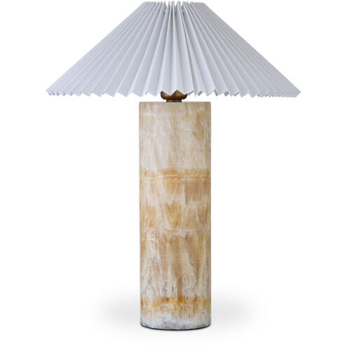 Rora 20.5 inch 60 watt Yellow Table Lamp Portable Light