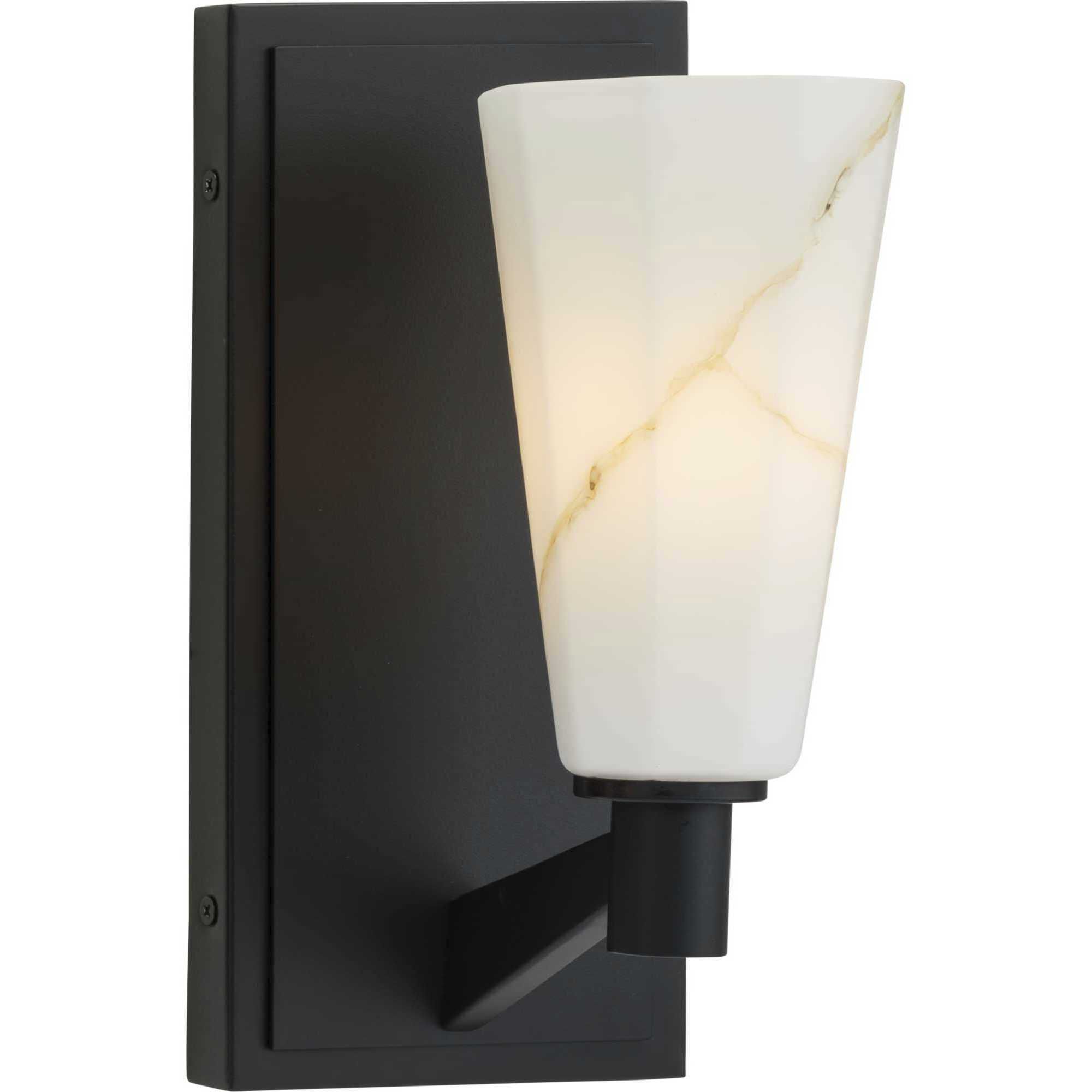Tosca 1 Light 6 inch Matte Black Wall Bracket Wall Light, Design Series