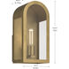 Marea 1 Light 13 inch Natural Brass Outdoor Wall Light