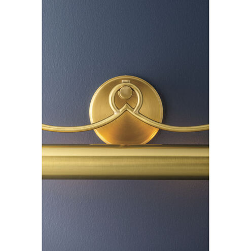 Berun 30 watt 28.25 inch Aged Brass Picture Light Wall Light