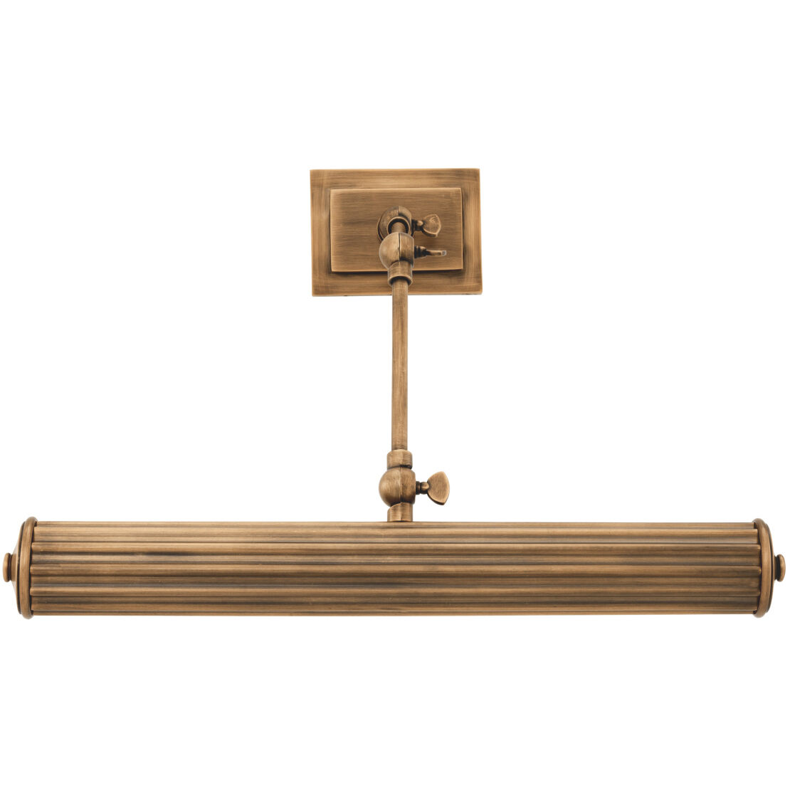 Luca Wall Lamp Wall Light in Antique Brass, Large