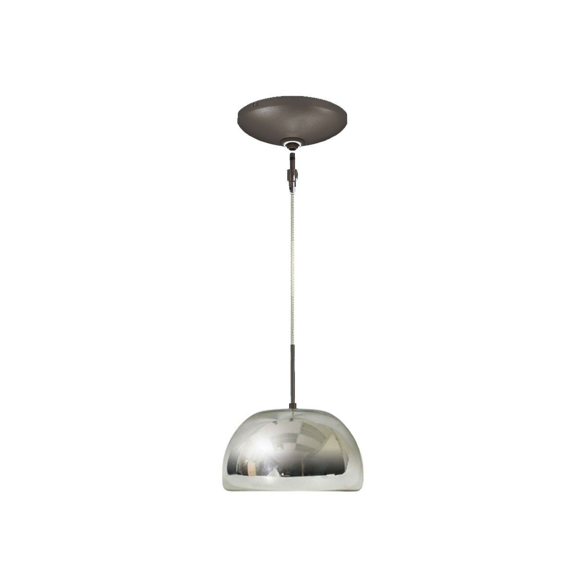 Envisage VI 1 Light 8 inch Bronze Mini Pendant Ceiling Light in Chrome