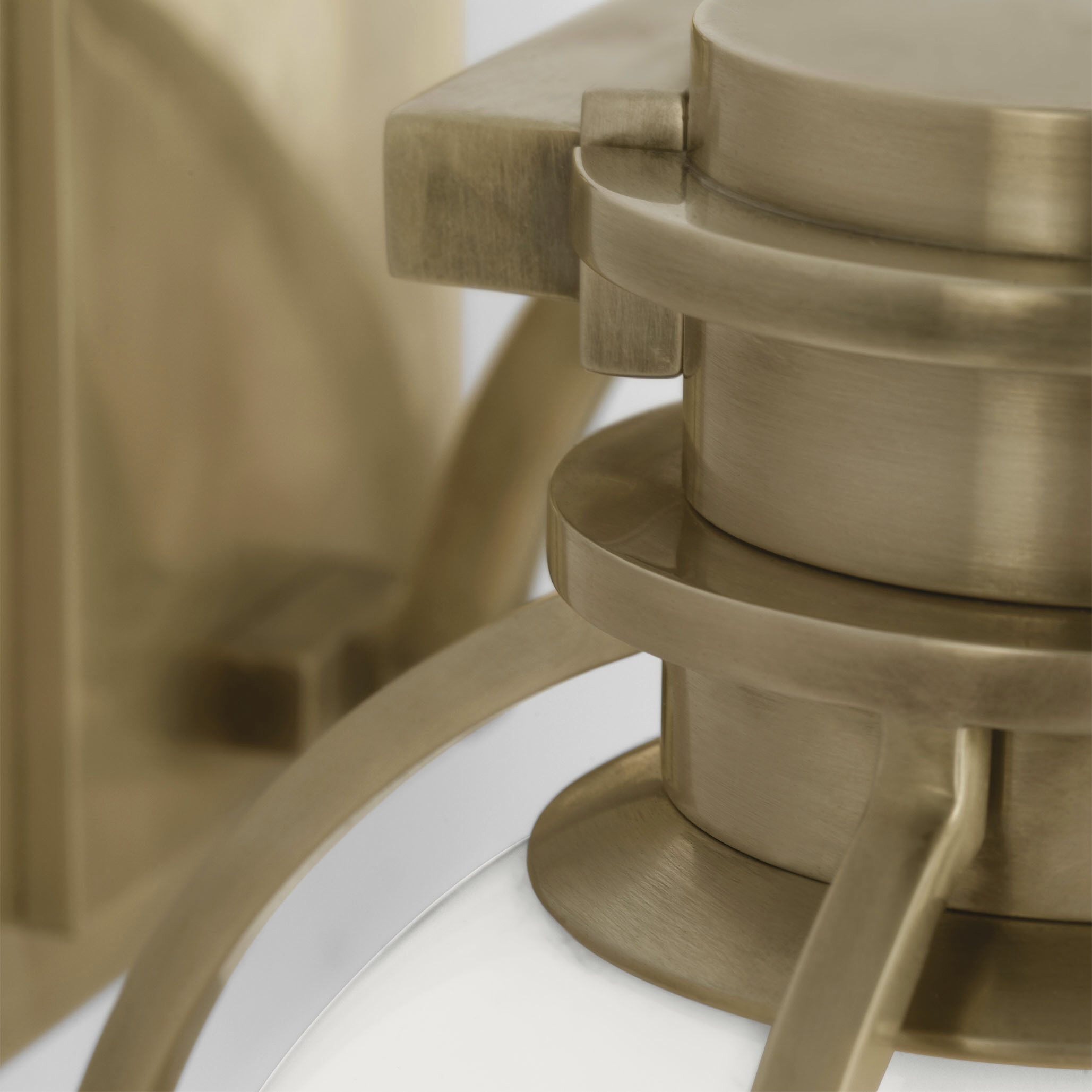 Chapman & Myers Gracie LED 14.25 inch Antique-Burnished Brass Double Sconce Wall Light