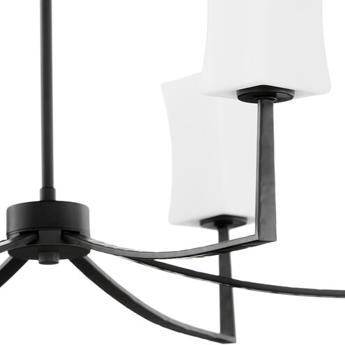 Ayala 6 Light 32.75 inch Matte Black Chandelier Ceiling Light