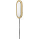 Emme LED 6 inch Heritage Brass Bath Wall Light