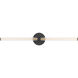 Sean Lavin Reiya Round LED 30 inch Nightshade Black Vanity Light Wall Light