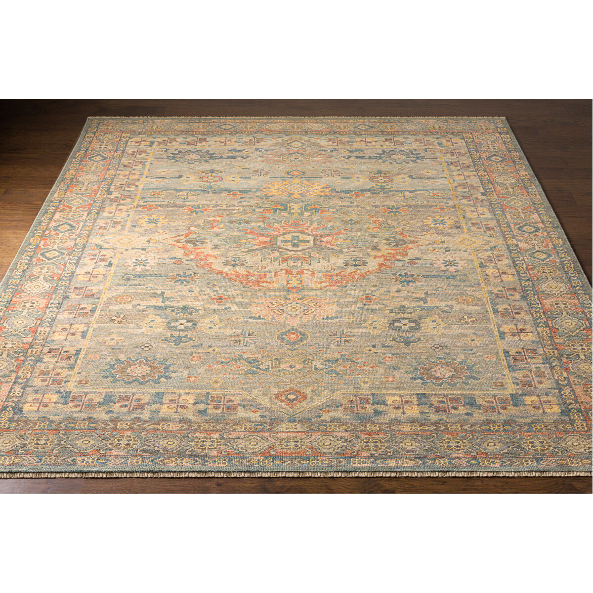 Cappadocia 36 X 24 inch Sky Blue Rug in 2 x 3, Rectangle