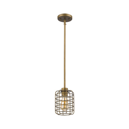 Lynden 1 Light 6 inch Raw Brass Pendant Ceiling Light