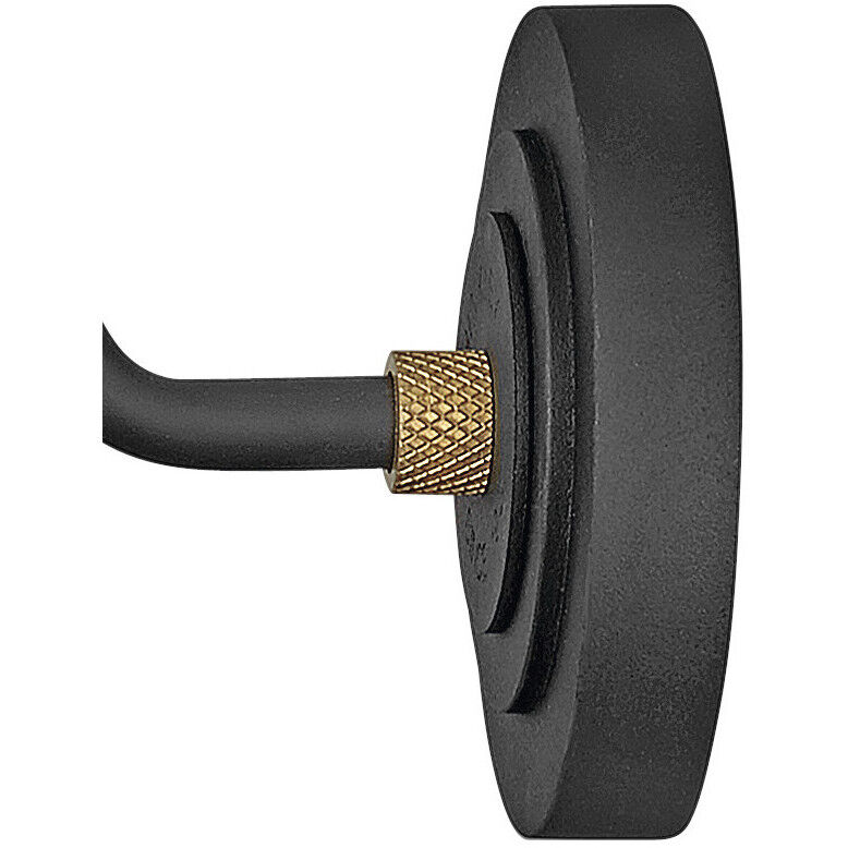 Foundry Classic Outdoor Barn Light in Textured Black, Gooseneck