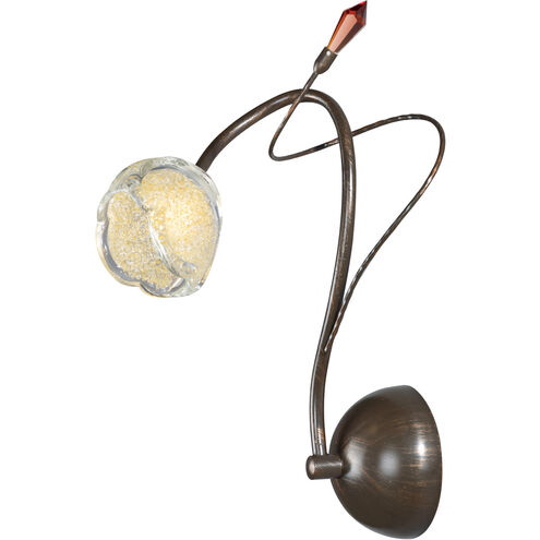 Caprice 1 Light 5 inch Bronze Wall Sconce Wall Light