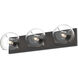 Alora Mood Willow 3 Light 22.63 inch Matte Black Bath Vanity Light Wall Light in Clear