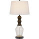 Harlan 32.5 inch 100.00 watt Dark Oak and Iron Grey Table Lamp Portable Light