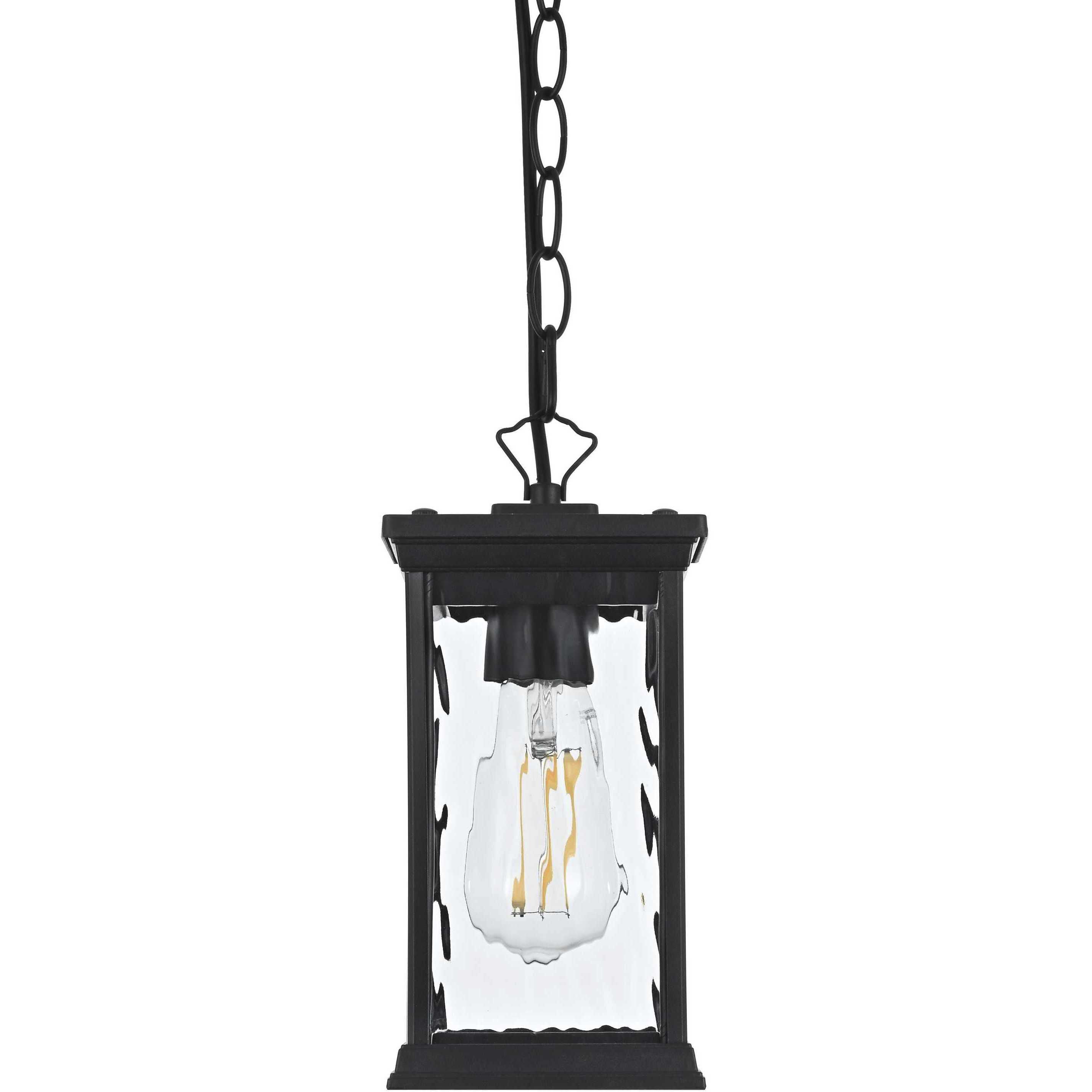 Mascher 1 Light 5 inch Black Outdoor Pendant
