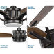 Claret 54 inch Oil Rubbed Bronze with Antique Wood/Chestnut Blades Ceiling Fan