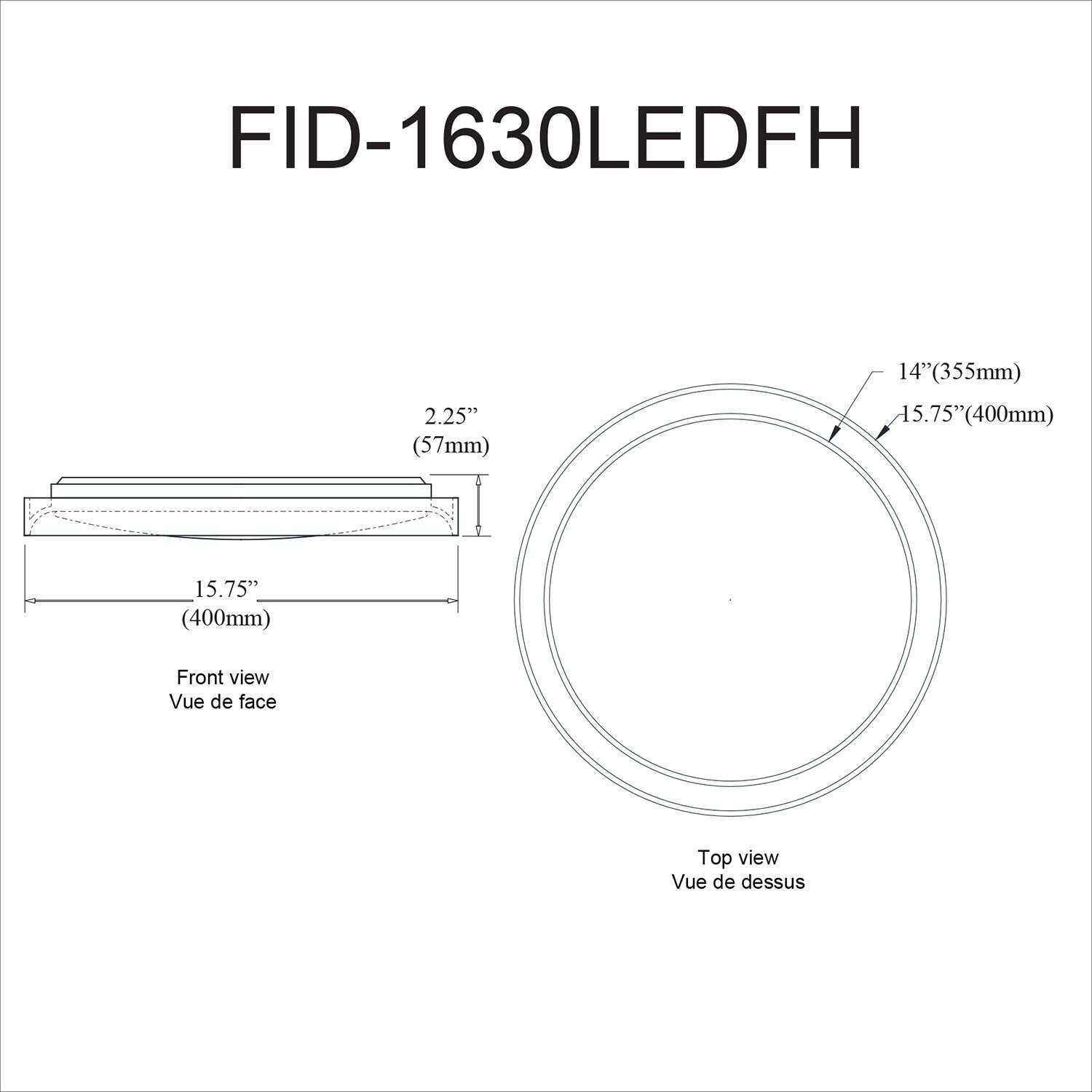 Frida LED 15.75 inch Satin Chrome Flush Mount Ceiling Light