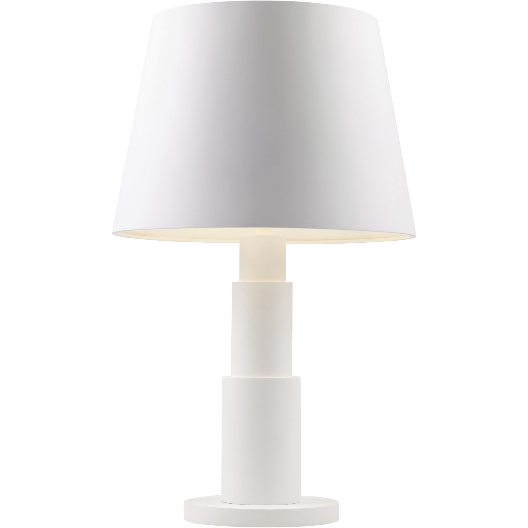 Giustino 32.5 inch 5 watt Matte White Table Lamp Portable Light