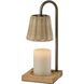 Ridgley 13.25 inch 50 watt Antique Brass Candlewarmer Lamp Portable Light, Simplee Adesso