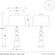Minaret 34.5 inch 60 watt White and English Bronze Table Lamp Portable Light