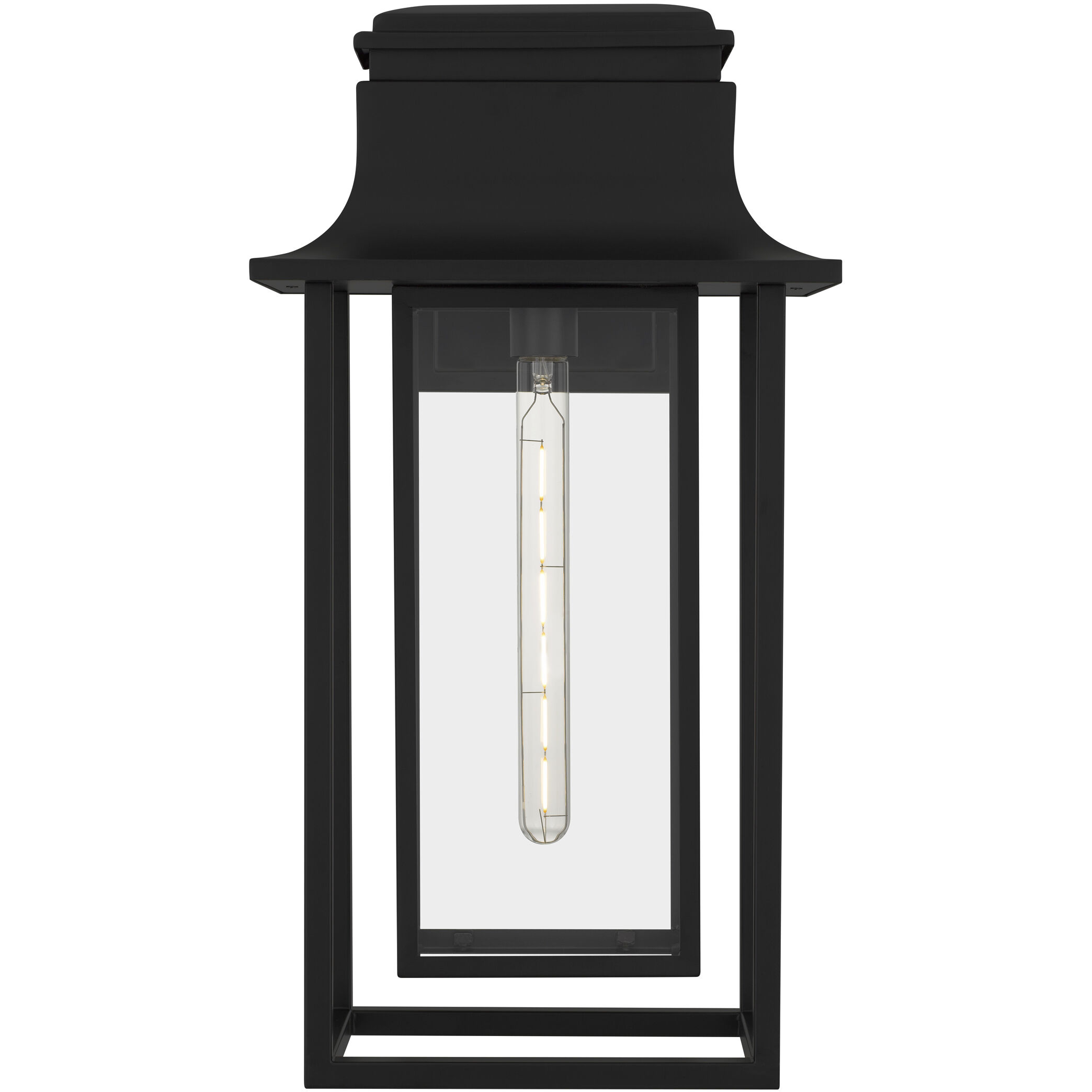 Garner 1 Light 24 inch Matte Black Outdoor Wall Lantern
